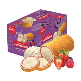 Petra Raspberry Vanilla Ice Cake Roll 250 g