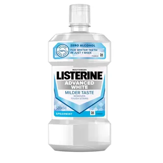 Listerine Advanced White Mouthwash Spearmint Flavor