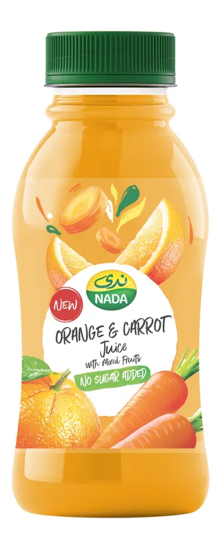 Nada Orange & Carrot Juice with Mixed Fruits, 300ml