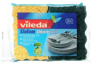 Vileda Natural Sponge, 2 Pieces