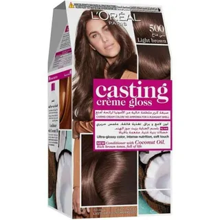 L'Oreal Casting Creme Gloss No Ammonia Hair Color - Light Brown 500, 1 Pack