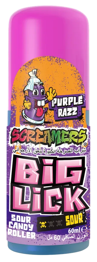 Zed Candy Screamers Purple Razz Big Lick, 60ml