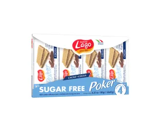 Lago Sugar Free Cacao Wafer 180 gm 3+1