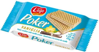 Lago Poker Display Vanilla Wafer 45g