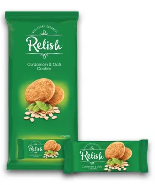 Relish Cardamom & Oats Cookies, 42g