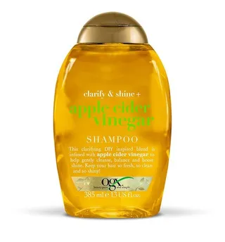 OGX شامبو خل التفاح للتوضيح واللمعان، 385ml