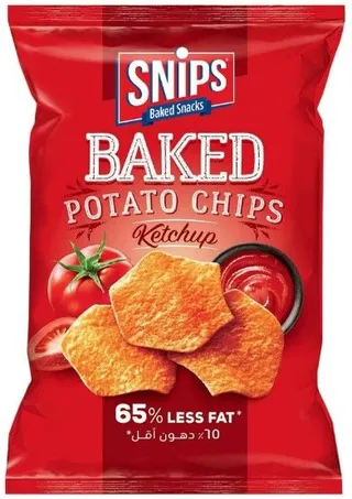 Snips Baked Ketchup Potato Chips, 14g