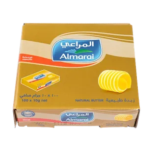 Al Marai Butter Unsalted Nat 10 G Foil X 100 Pcs