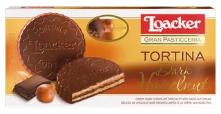 Loacker Tortina Dark Chocolate Biscuit, 125g
