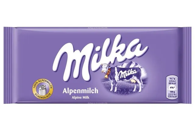 ميلكا ألباين شوكولاتة بار، 90 جم