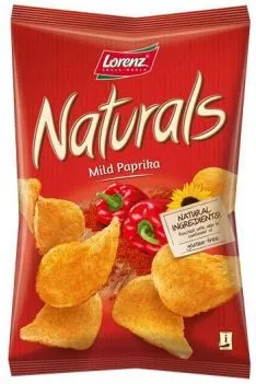 Lorenz Naturals Mild Paprika Potato Chips, 100g