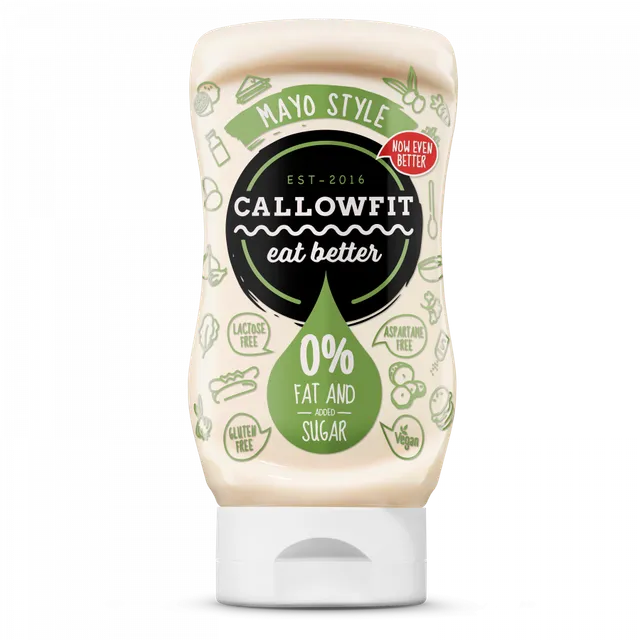 Callowfit Mayo Sauce 0% Fat & No Added Sugar 300ml