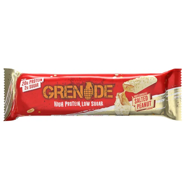 Grenade White Chocolate & Salted Peanuts Protein Bar, 60g