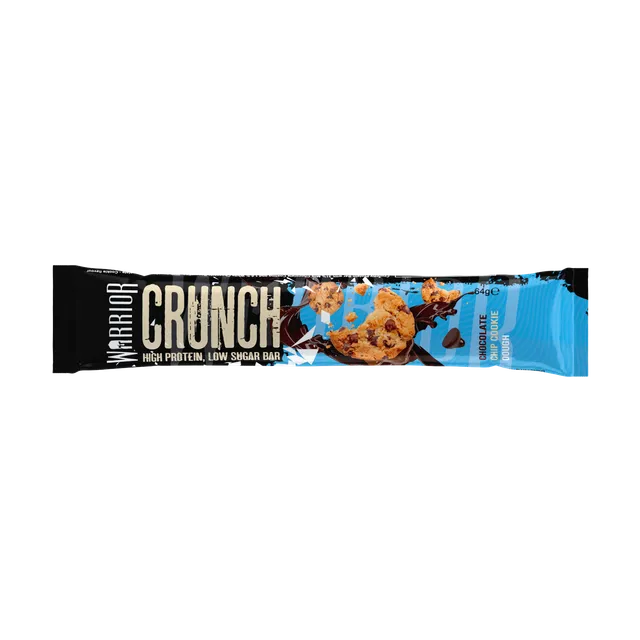Warrior Crunch High Protein Bars Chocolate Chip, 64g