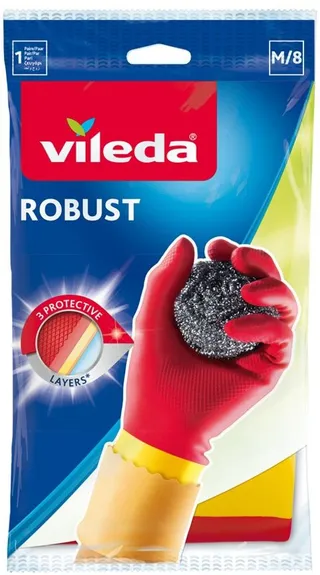 Vileda Robust Gloves Medium 1 Pair