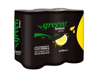 جرين ليمون مشروبات غازي 6x330ml