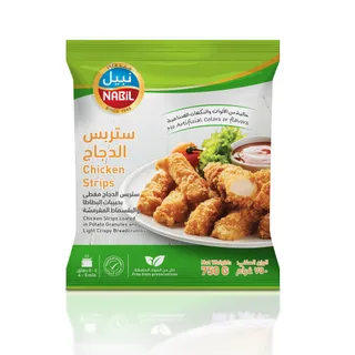 Nabil Frozen Regular Crispy Chicken Strips, 750g