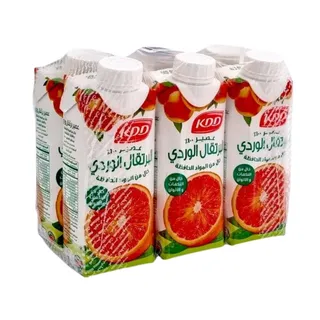 كي دي دي مشروب عصير برتقال أحمر 6x250مل