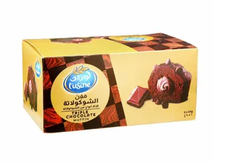 Lusine Triple Chocolate Muffin 6x60g
