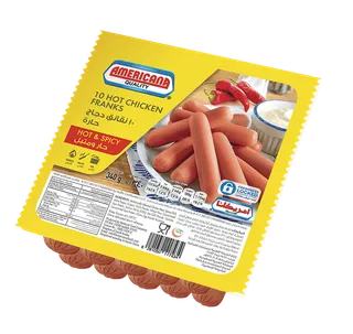 Americana Hot Chicken Frankfurters, 340g