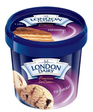 London Dairy Ice Cream Tiramisu Tub 1 L