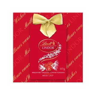 Lindt Lindor Milk Gift Wrapped Box, 287g