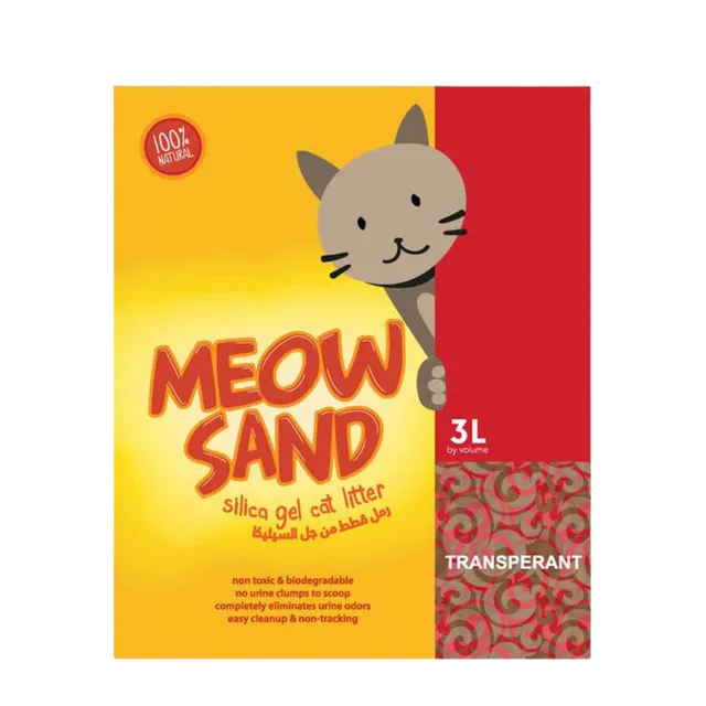 Meow Sand Silica Gel Cat Litter 3 Liter