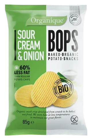 Organique Redbops Sour Cream & Onion Organic Chips 85 g