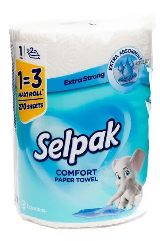 Selpak Comfort Maxi Ktchin Towel, 2Ply 270 Sheets