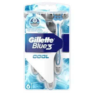 Gillette Blue 3 Cool Razors 6 Pieces