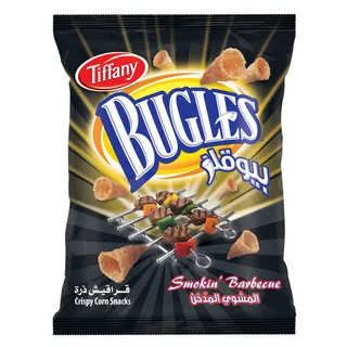 Tiffany Bugles Smokin Barbeque Corn Snacks, 10.5g