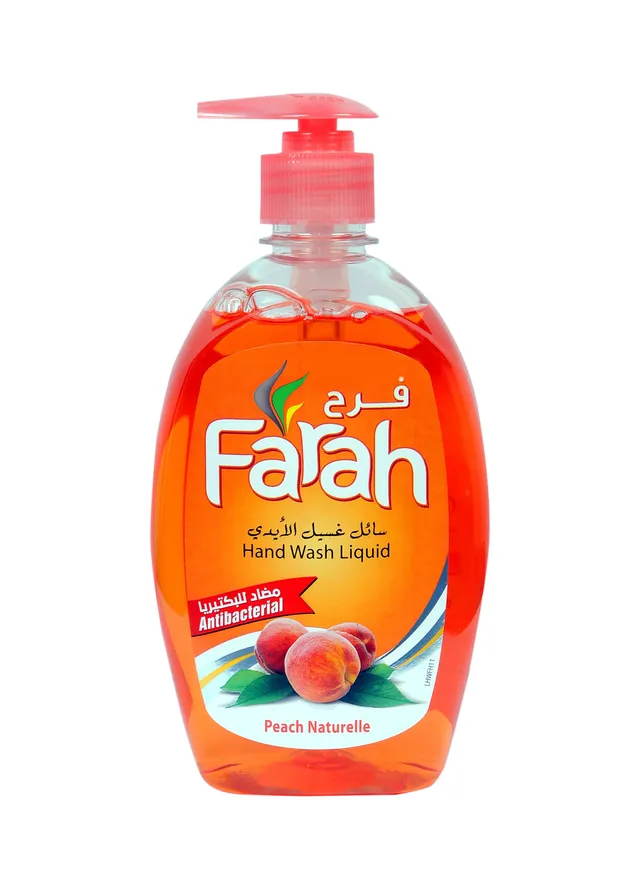 فرح غسول يد مضاد للبكتيريا خوخ 500 مل