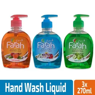 Farah Liquid Handwash Assorted, 3x270ml