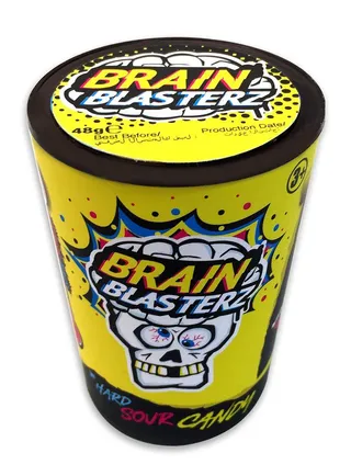Brain Blasterz Gum Container Sour Candy 48g