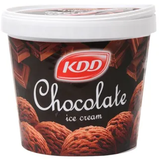 Kdd Chocolate lce Cream Tub 1 Ltr