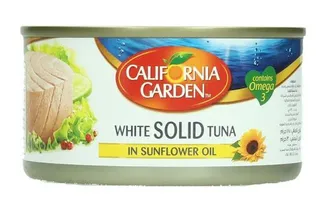 California Garden Tuna White Solid In Sunflower Oil, 170g