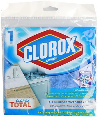 Clorox Assorted All Purpose Microfiber Cloth 1 pc