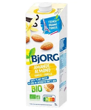 Bjorg Organic Vanilla Almond Milk 1L