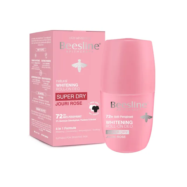 Beesline Super Dry Jouri Rose Whitening Roll On Deodorant 50ml