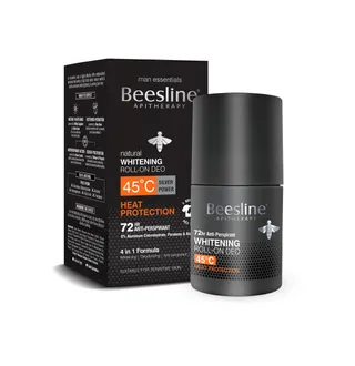 Beesline Men's Heat Protection Whitening Roll-On Deodorant 50ml