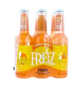 Freez Premium Mix Mango & Peach Carbonated Drink 6 x 275 ml