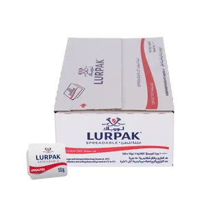 لورباك زبدة طرية غير مملحة أكواب ميني، 100x10g
