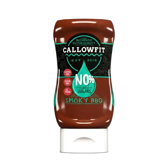 Callowfit Smoky Barbecue Sauce 0% Fat & Added Sugar 300ml