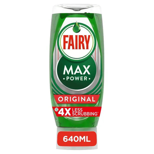 Fairy Max Power Original Dishwashing Liquid, 640ml