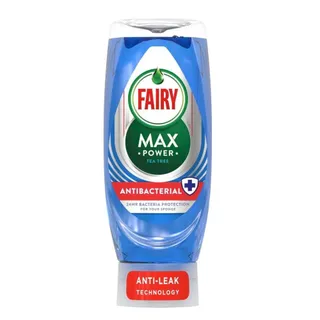 Fairy Max Power Anti-bacterial Tea Tree Dishwashing Liquid, 640ml