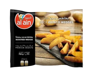العين بطاطس ويدجز حارة مجمدة, 750g