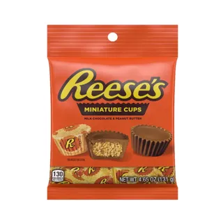 Reese's Milk Chocolate & Peanut Butter Miniature Cups, 131g
