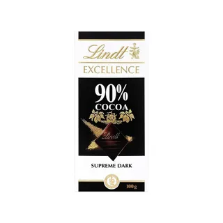 Lindt Excellence 90% Cocoa Dark Chocolate 100g