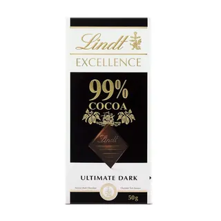 ليندت اكسيلانس 99% كاكاو شوكولاتة داكنة, 50g