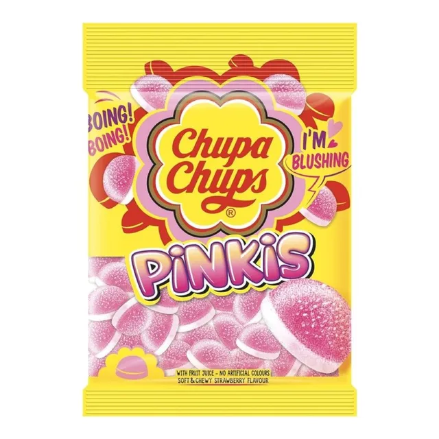 شوبا شوبس بينكيس حلوى فراولة قابلة للمضغ، 160g
